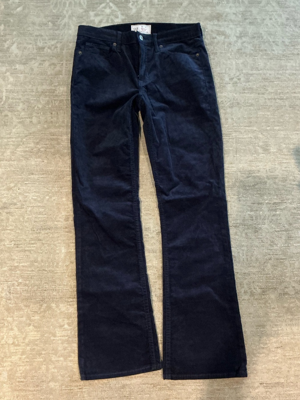 GAP Women's Navy Bootcut Corduroy Jeans
